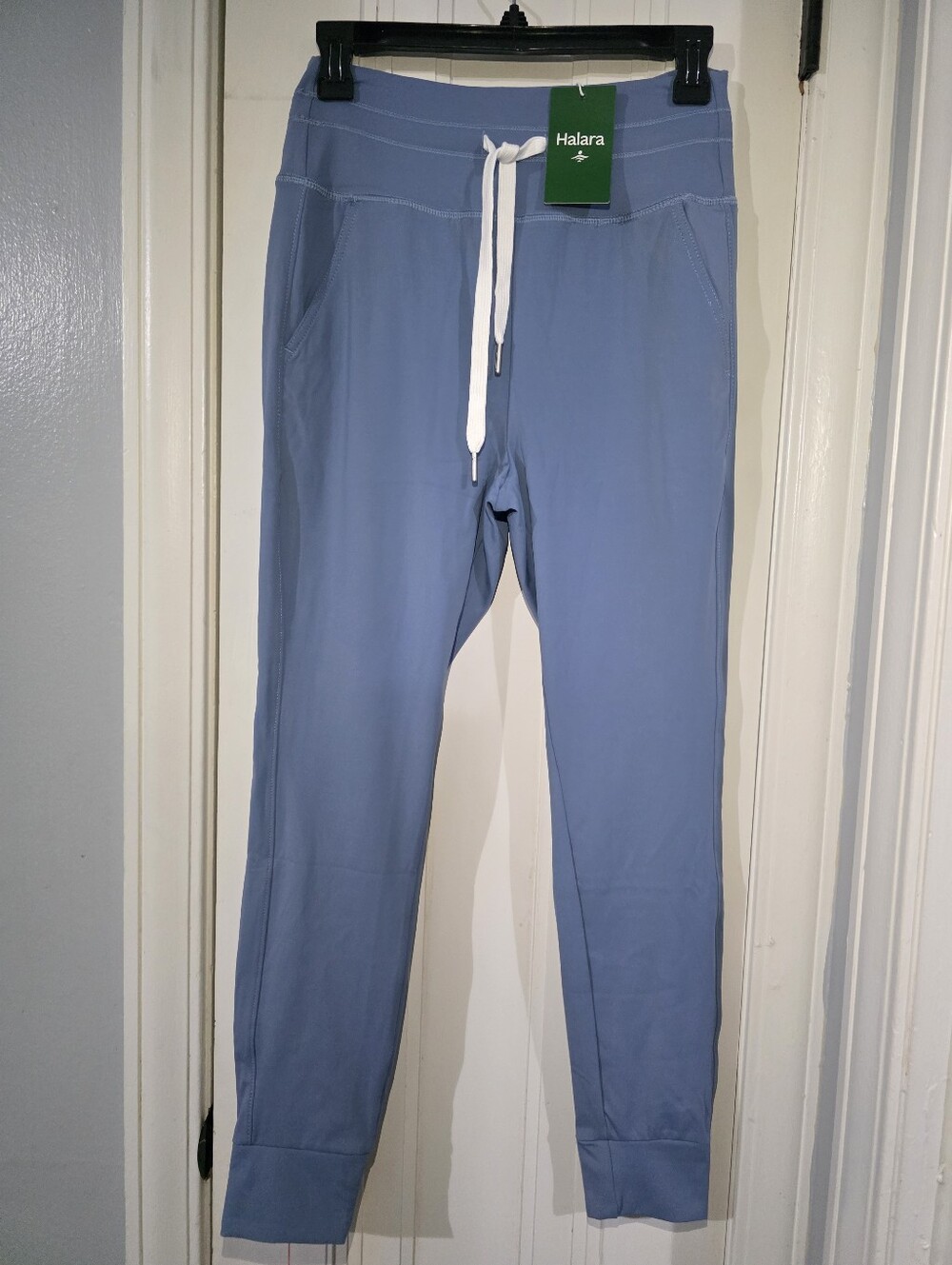 Halara High Waisted Legging Joggers Pants - Slate Blue - Women's Medium Petite